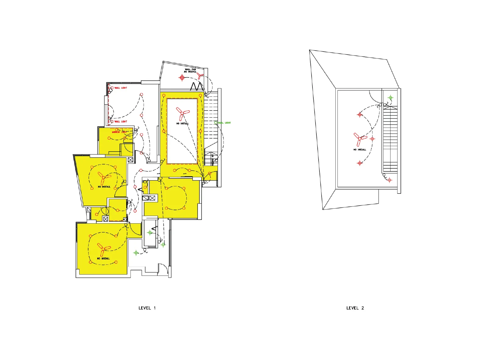 False Ceiling & Lighting Plan